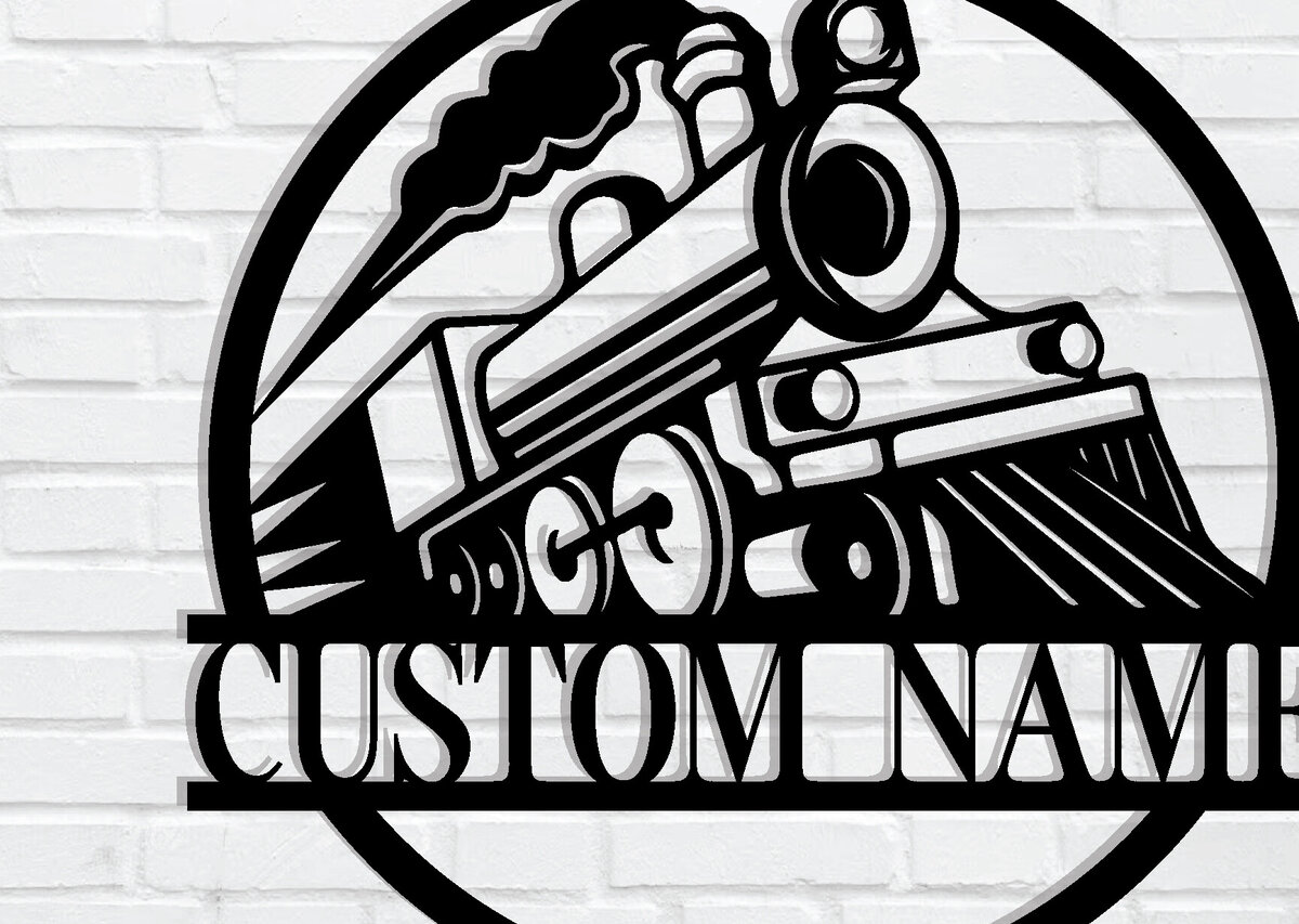 Σετ των 2 Intra απο ξύλο plywood 3mm-4mm πάχος – Εξατομικευμένη προσαρμοσμένη  πινακίδα τρένου Δίασταση  20x20 cm INTRAFABR-106720610