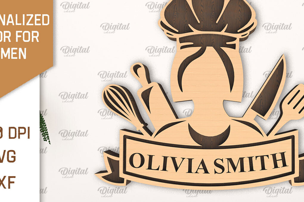 Σετ των 2 Intra απο ξύλο plywood 3mm-4mm πάχος – Προσωποποιημένη Γυναικεία Διακόσμηση Δίασταση  20x20 cm INTRAFABR-100112271