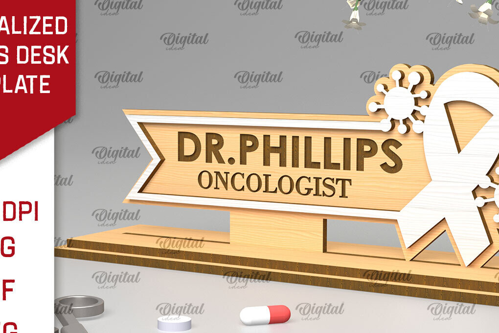 Σετ των 2 Intra απο ξύλο plywood 3mm-4mm πάχος – Προσωποποιημένη πινακίδα γραφείου Doctors Δίασταση  20x20 cm INTRAFABR-97640836