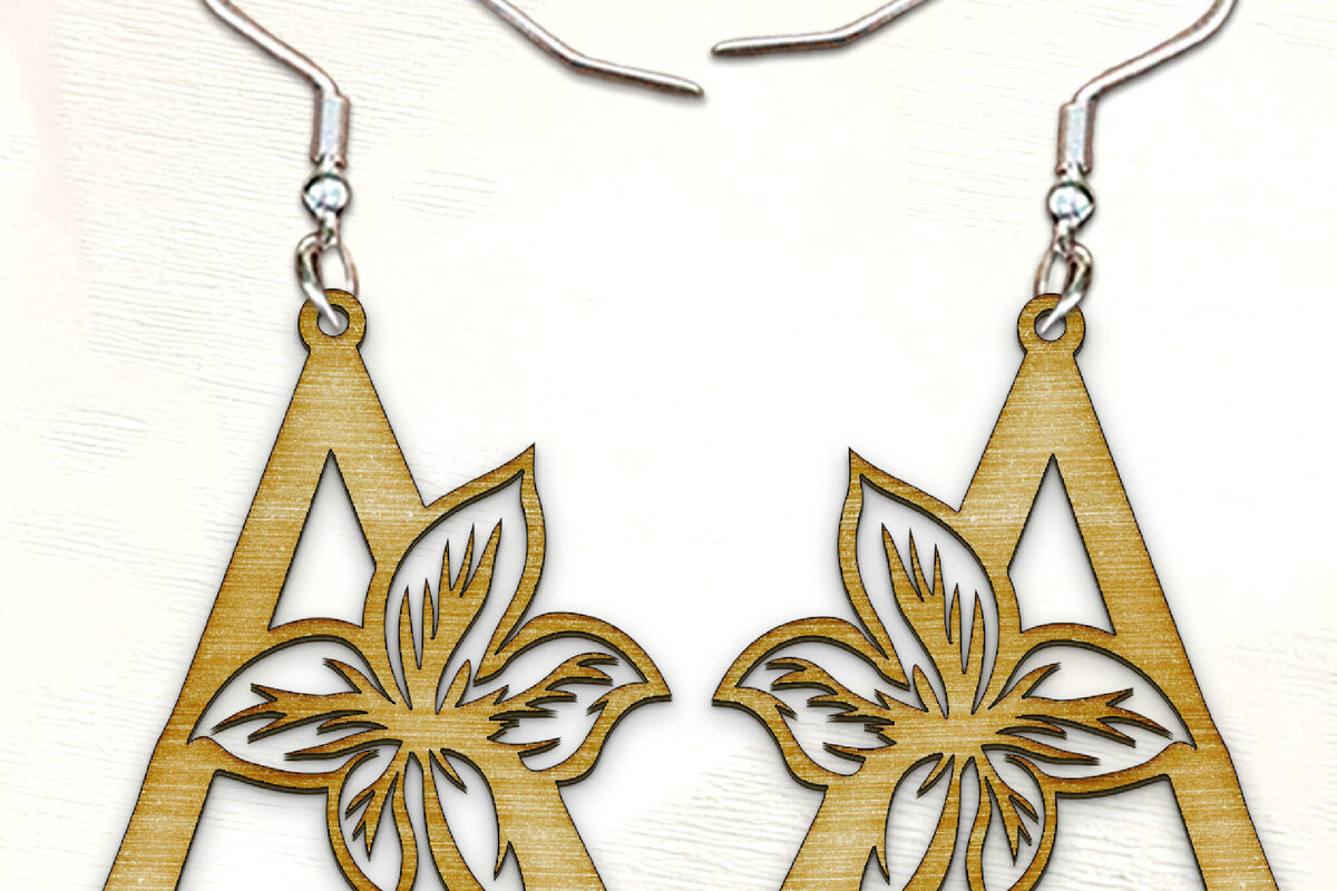 Σετ των 3 Intra απο ξύλο plywood 3mm-4mm πάχος – Εξατομικευμένα σκουλαρίκια. Δίασταση  5x5 cm INTRAFABR-123578752