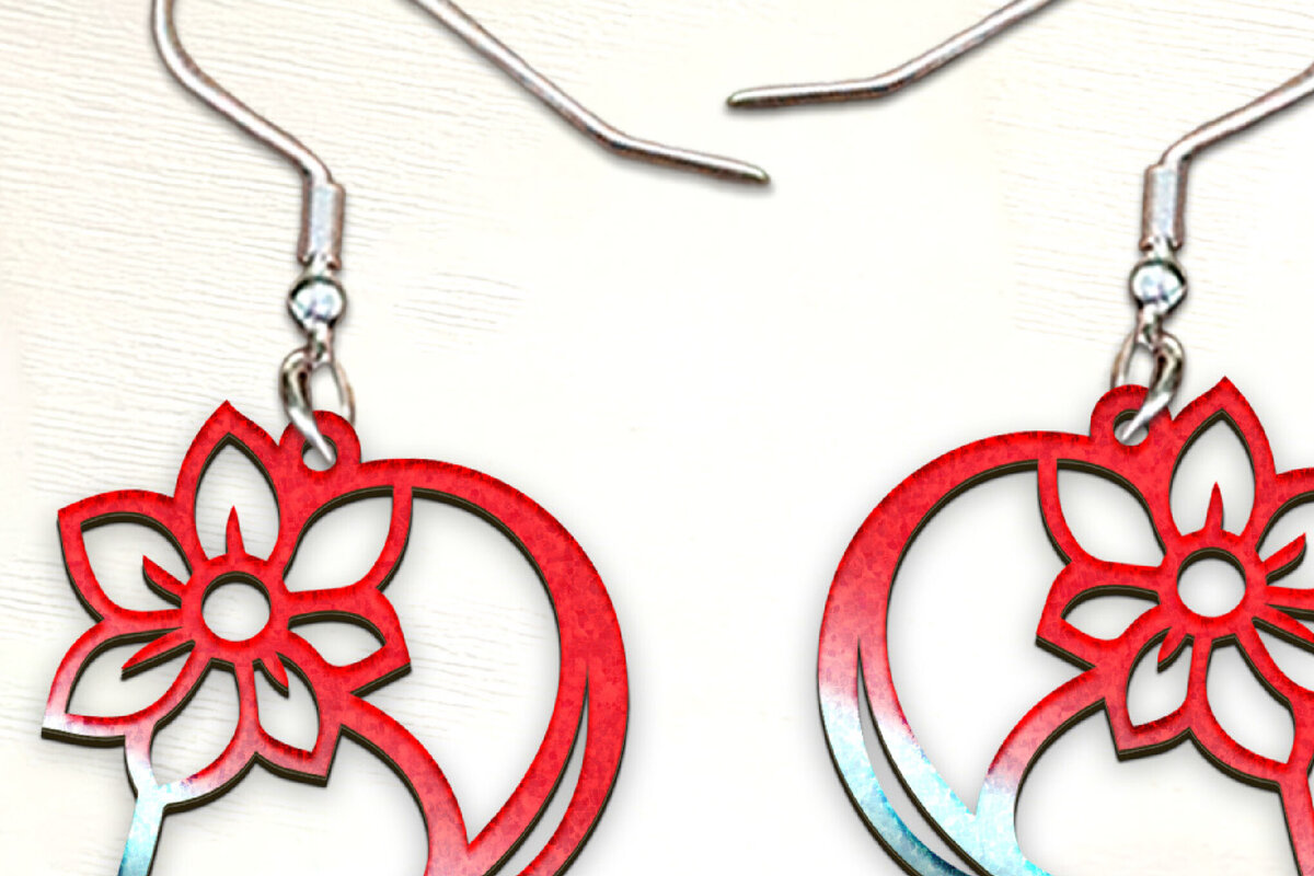 Σετ των 3 Intra απο ξύλο plywood 3mm-4mm πάχος – Εξατομικευμένα σκουλαρίκια. Δίασταση  5x5 cm INTRAFABR-123572334