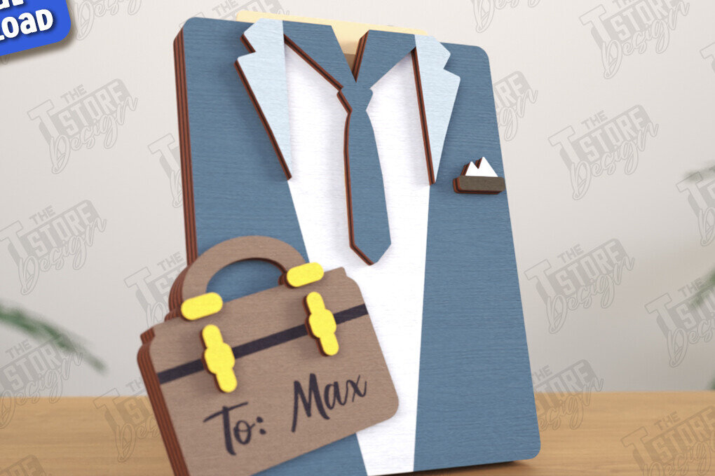 Σετ των 2 Intra απο ξύλο plywood 3mm-4mm πάχος – Εξατομικευμένη Δωροκάρτα | Ιδέα δώρου | CNC Δίασταση  20x20 cm INTRAFABR-119196414