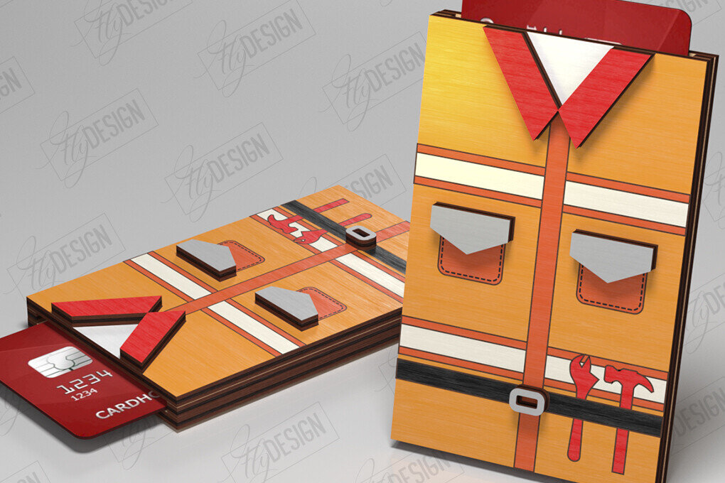 Σετ των 2 Intra απο ξύλο plywood 3mm-4mm πάχος – Εξατομικευμένη θήκη δωροκάρτας |Gift Idea Δίασταση  20x20 cm INTRAFABR-121357064