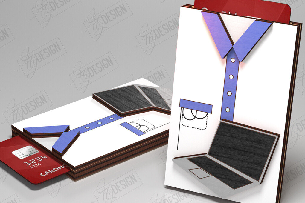 Σετ των 2 Intra απο ξύλο plywood 3mm-4mm πάχος – Εξατομικευμένη Κάτοχος Δωροκάρτας|Προγραμματιστής Δίασταση  20x20 cm INTRAFABR-121130308