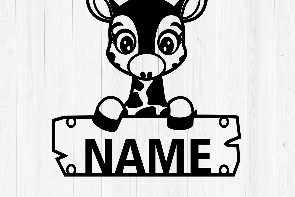 Σετ των 2 Intra απο ξύλο plywood 3mm-4mm πάχος – Εξατομικευμένη πινακίδα ονόματος καμηλοπάρδαλης Δίασταση  20x20 cm INTRAFABR-117898605