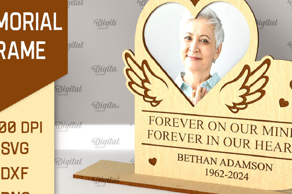 Σετ των 2 Intra απο ξύλο plywood 3mm-4mm πάχος – Εξατομικευμένο πλαίσιο αναμνηστικής κοπής με λέιζερ Δίασταση  20x20 cm INTRAFABR-96055098