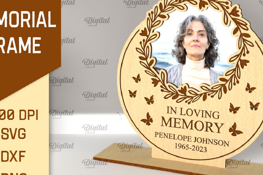 Σετ των 2 Intra απο ξύλο plywood 3mm-4mm πάχος – Εξατομικευμένο πλαίσιο αναμνηστικής κοπής με λέιζερ Δίασταση  20x20 cm INTRAFABR-96054891