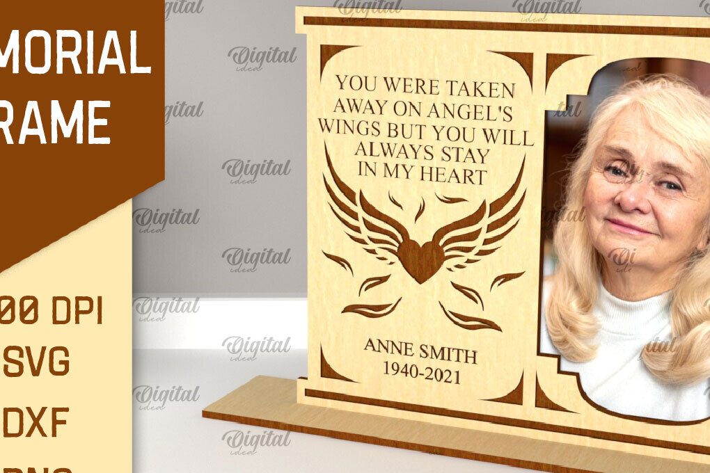 Σετ των 2 Intra απο ξύλο plywood 3mm-4mm πάχος – Εξατομικευμένο πλαίσιο αναμνηστικής κοπής με λέιζερ Δίασταση  20x20 cm INTRAFABR-96054945