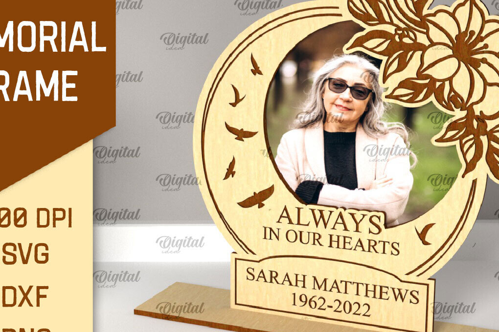 Σετ των 2 Intra απο ξύλο plywood 3mm-4mm πάχος – Εξατομικευμένο πλαίσιο αναμνηστικής κοπής με λέιζερ Δίασταση  20x20 cm INTRAFABR-96055039