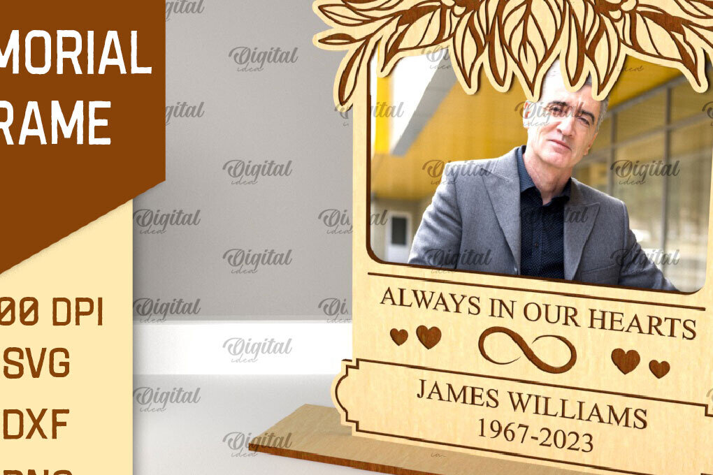 Σετ των 2 Intra απο ξύλο plywood 3mm-4mm πάχος – Εξατομικευμένο πλαίσιο αναμνηστικής κοπής με λέιζερ Δίασταση  20x20 cm INTRAFABR-96055077