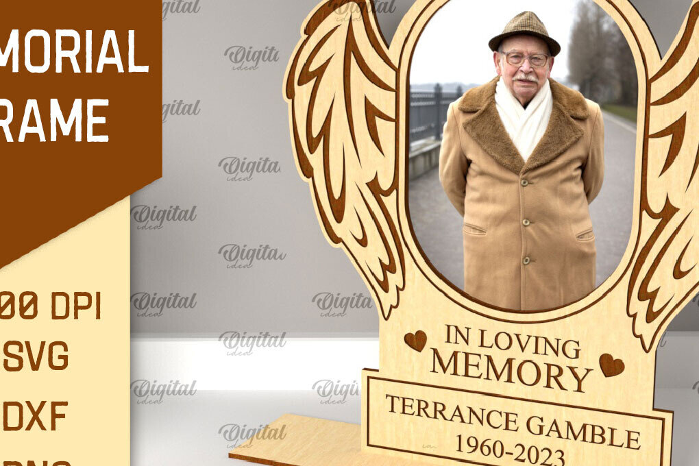 Σετ των 2 Intra απο ξύλο plywood 3mm-4mm πάχος – Εξατομικευμένο πλαίσιο αναμνηστικής κοπής με λέιζερ Δίασταση  20x20 cm INTRAFABR-96054743