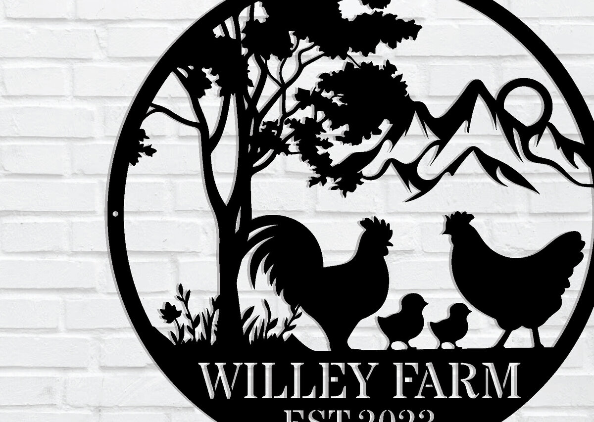 Σετ των 2 Intra απο ξύλο plywood 3mm-4mm πάχος – Εξατομικευμένη  πινακίδα ονόματος κοτόπουλου Δίασταση  20x20 cm INTRAFABR-105590038