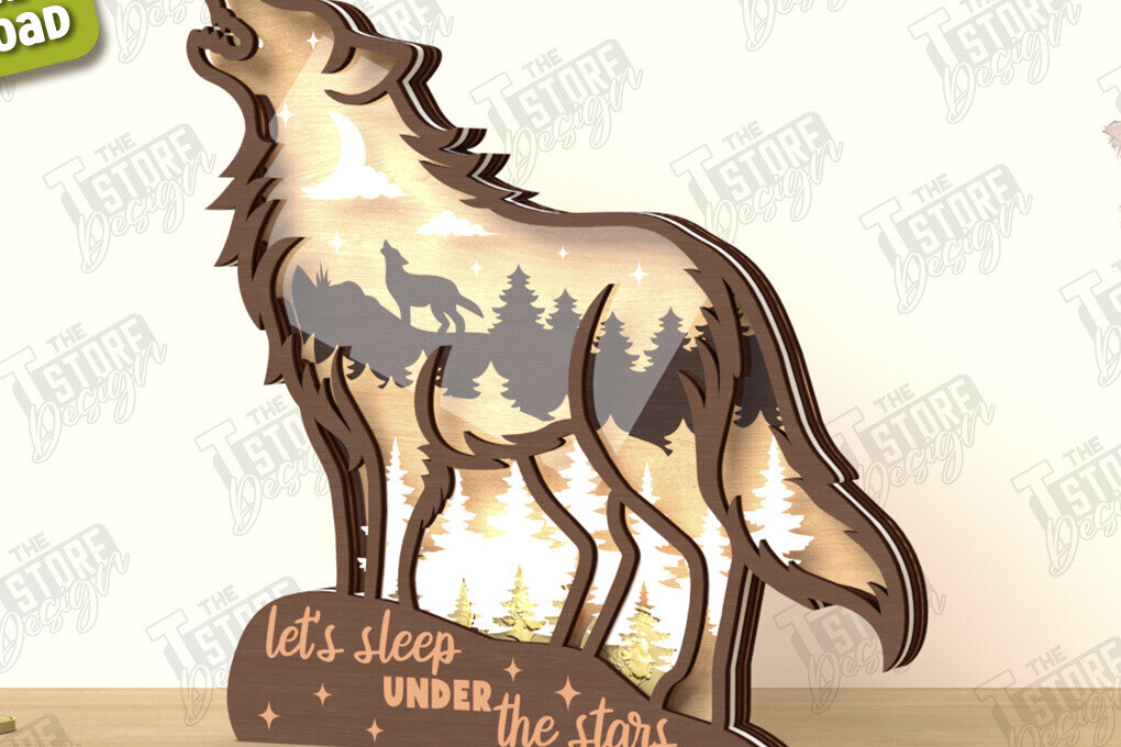 Σετ των 2 Intra απο ξύλο plywood 3mm-4mm πάχος – Εξατομικευμένη Piggy Bank | CNC Δίασταση  20x20 cm INTRAFABR-122679301