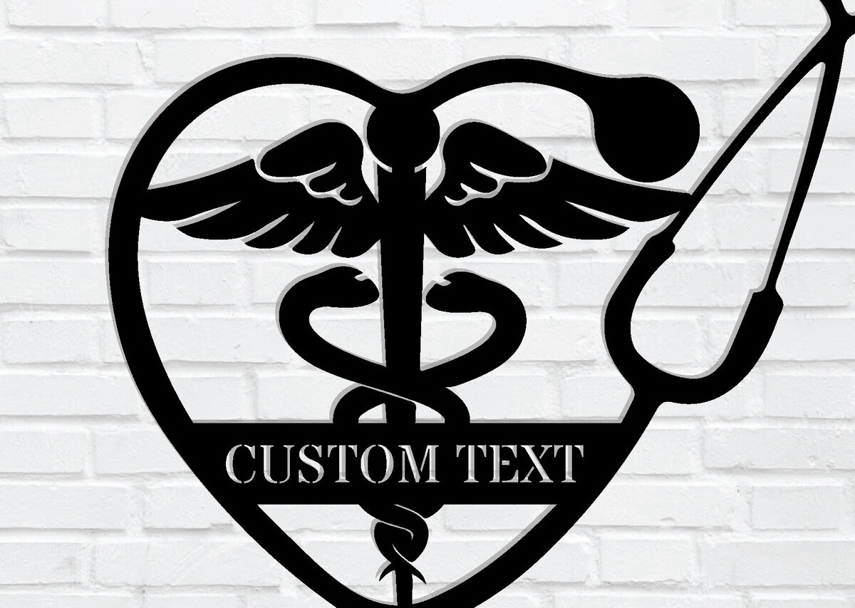 Σετ των 2 Intra απο ξύλο plywood 3mm-4mm πάχος – Εξατομικευμένη  επιγραφή RN Nurse Δίασταση  20x20 cm INTRAFABR-106328386