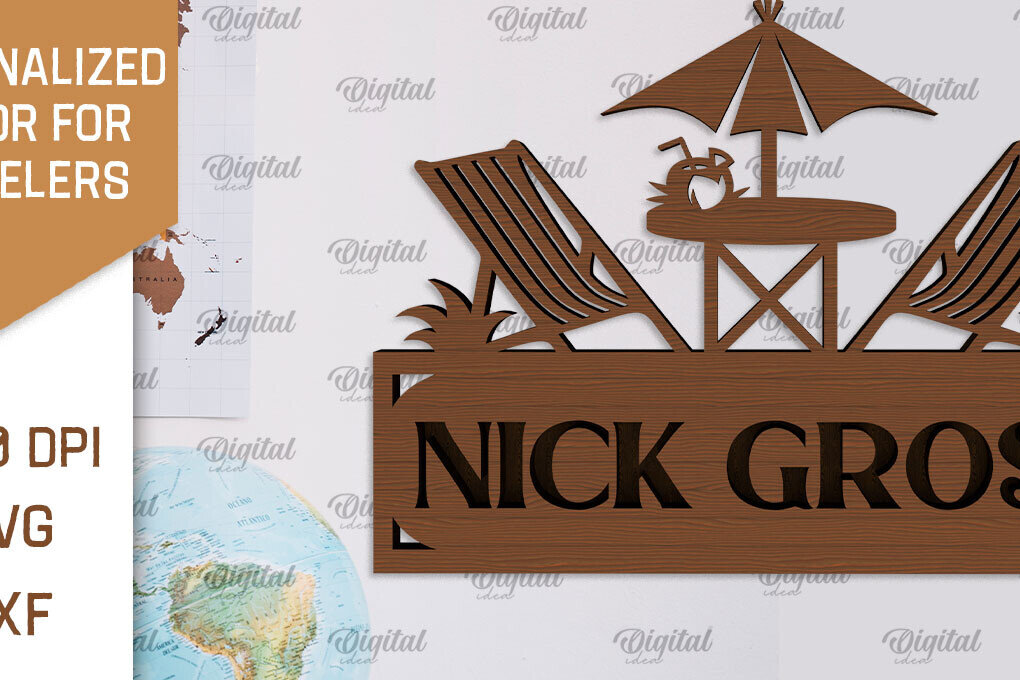 Σετ των 2 Intra απο ξύλο plywood 3mm-4mm πάχος – Προσωποποιημένη πινακίδα για Traveller Δίασταση  20x20 cm INTRAFABR-101514405