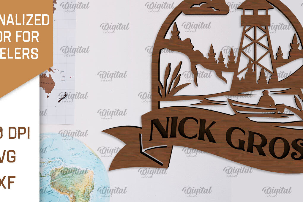 Σετ των 2 Intra απο ξύλο plywood 3mm-4mm πάχος – Προσωποποιημένη πινακίδα για Traveller Δίασταση  20x20 cm INTRAFABR-101513899