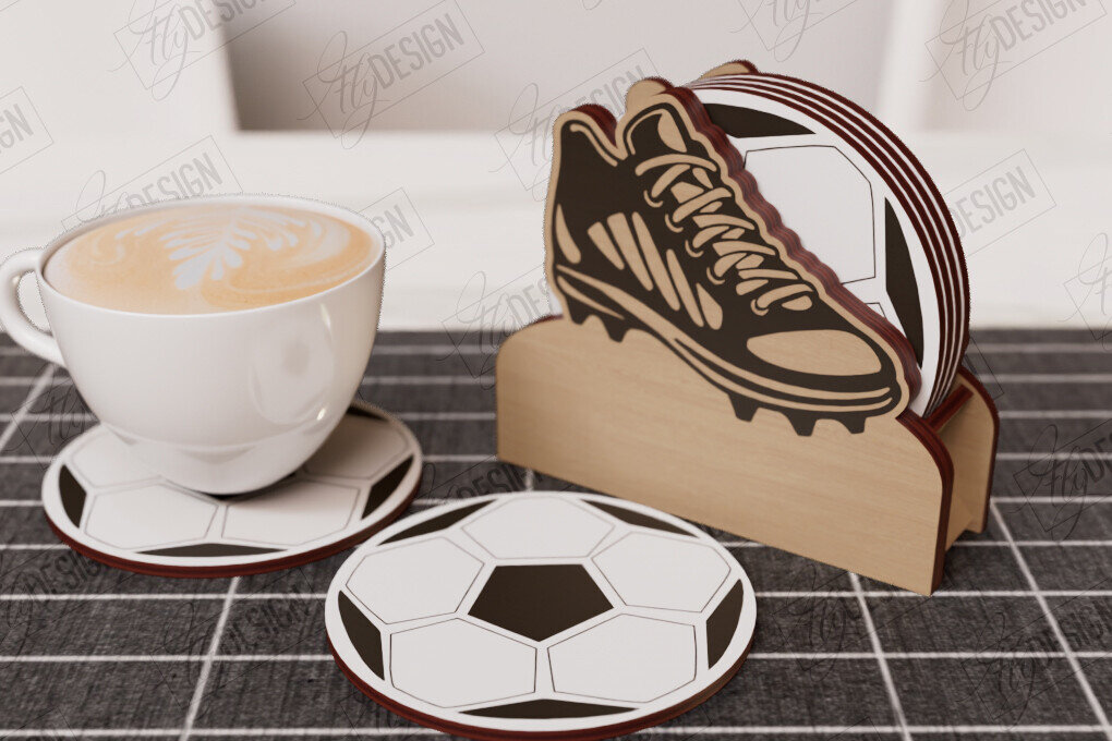 Σετ των 2 Intra απο ξύλο plywood 3mm-4mm πάχος – Εξατομικευμένα Αθλητικά Σουβέρ | Φίλαθλοι Δίασταση  20x20 cm INTRAFABR-109578521