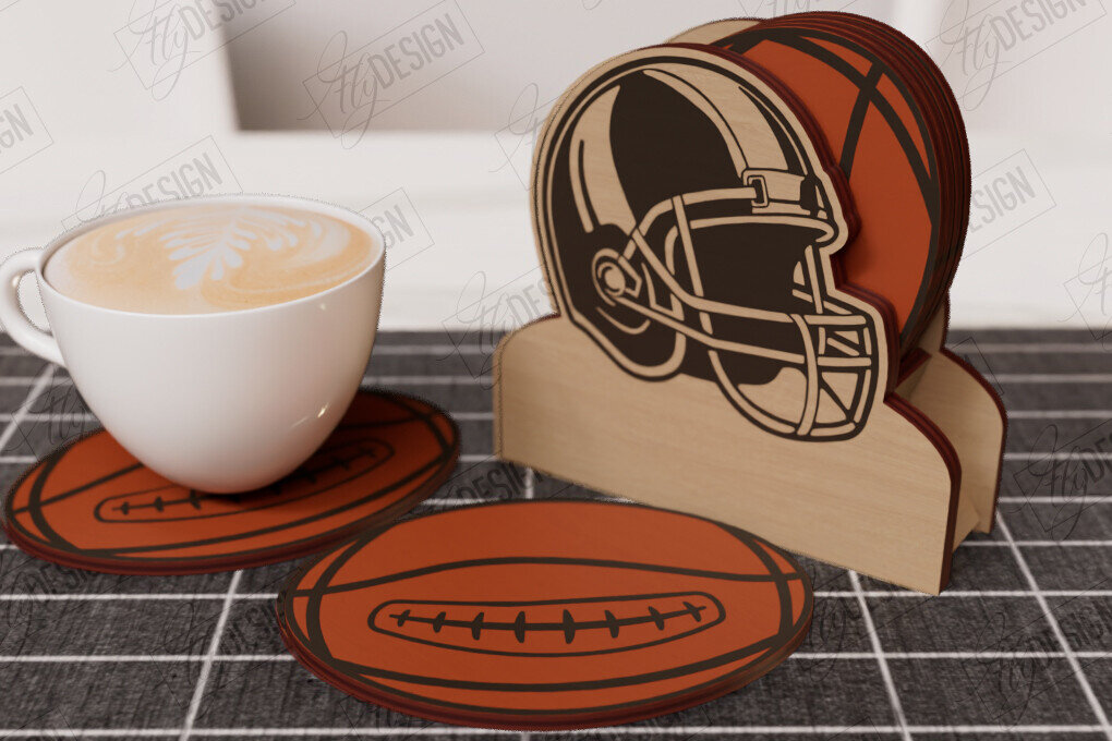 Σετ των 2 Intra απο ξύλο plywood 3mm-4mm πάχος – Εξατομικευμένα Αθλητικά Σουβέρ | Φίλαθλοι Δίασταση  20x20 cm INTRAFABR-109578346