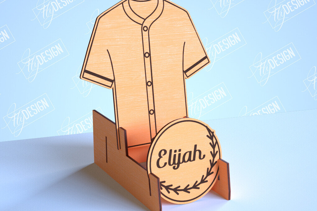 Σετ των 2 Intra απο ξύλο plywood 3mm-4mm πάχος – Εξατομικευμένες αθλητικές φανέλες | Σημάδι αθλητισμού Δίασταση  20x20 cm INTRAFABR-101104818