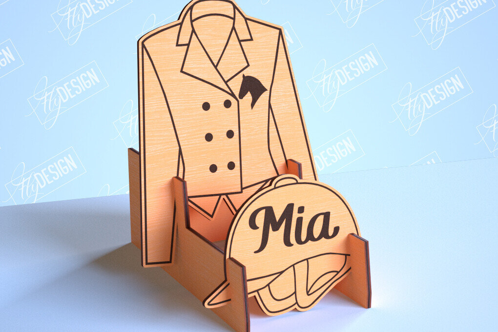 Σετ των 2 Intra απο ξύλο plywood 3mm-4mm πάχος – Εξατομικευμένες αθλητικές φανέλες | Σημάδι αθλητισμού Δίασταση  20x20 cm INTRAFABR-101104839