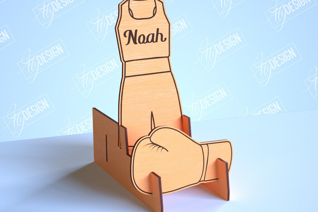 Σετ των 2 Intra απο ξύλο plywood 3mm-4mm πάχος – Εξατομικευμένες αθλητικές φανέλες | Σημάδι αθλητισμού Δίασταση  20x20 cm INTRAFABR-101104882