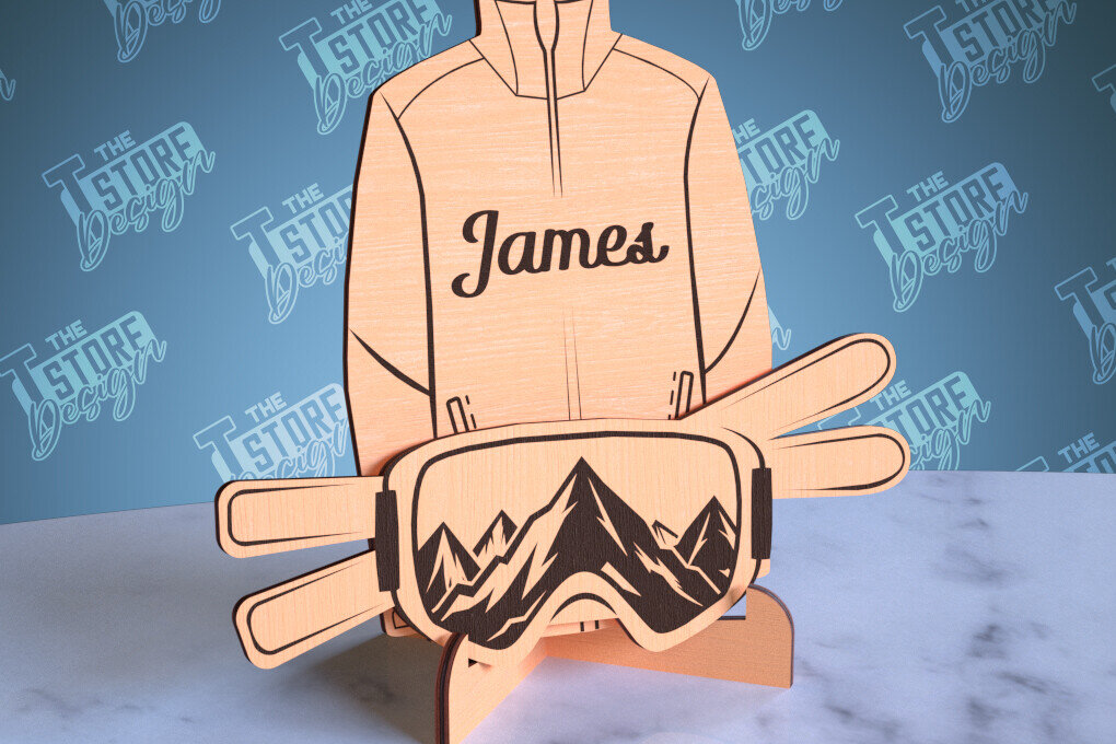 Σετ των 2 Intra απο ξύλο plywood 3mm-4mm πάχος – Εξατομικευμένες αθλητικές φανέλες | Σημάδι αθλητισμού Δίασταση  20x20 cm INTRAFABR-99930922