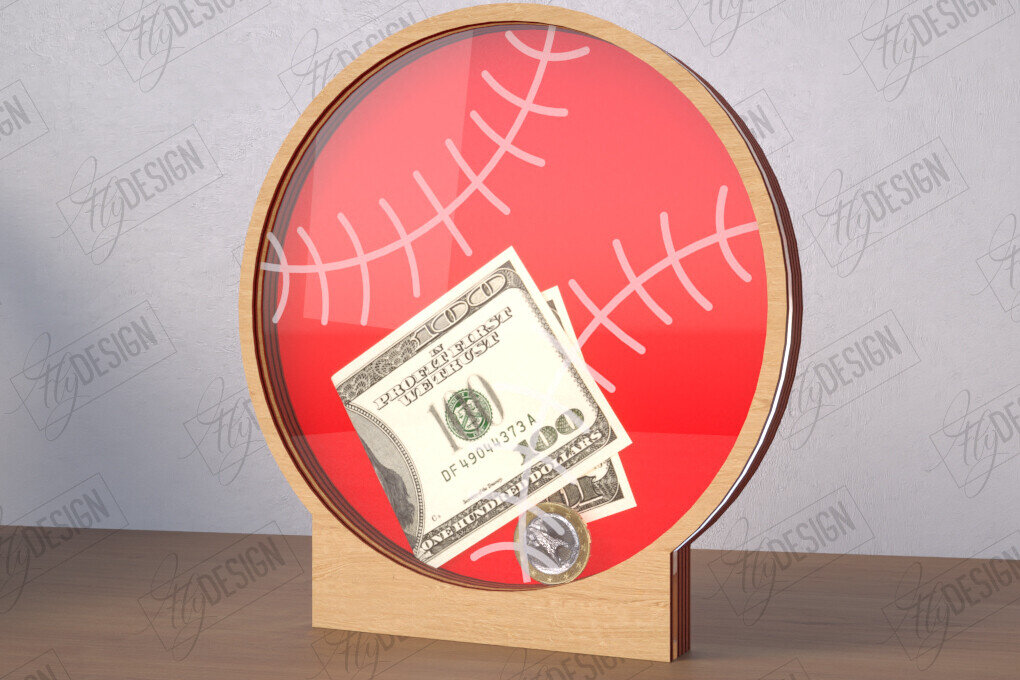 Σετ των 2 Intra απο ξύλο plywood 3mm-4mm πάχος – Εξατομικευμένος Αθλητικός Κουμπαράς| Κουτί χρημάτων Δίασταση  20x20 cm INTRAFABR-115495444