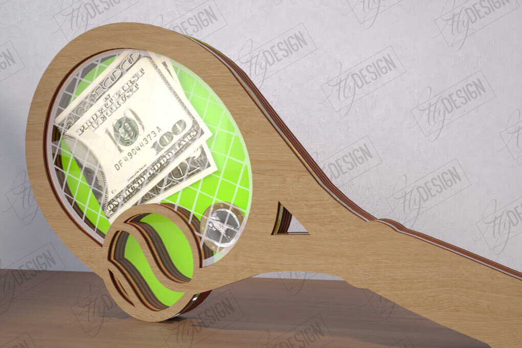 Σετ των 2 Intra απο ξύλο plywood 3mm-4mm πάχος – Εξατομικευμένος Αθλητικός Κουμπαράς| Κουτί χρημάτων Δίασταση  20x20 cm INTRAFABR-115495447