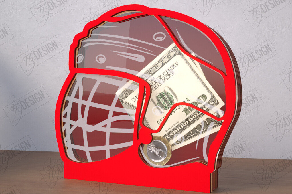 Σετ των 2 Intra απο ξύλο plywood 3mm-4mm πάχος – Εξατομικευμένος Αθλητικός Κουμπαράς| Κουτί χρημάτων Δίασταση  20x20 cm INTRAFABR-115495426