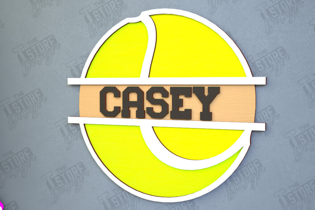 Σετ των 2 Intra απο ξύλο plywood 3mm-4mm πάχος – Εξατομικευμένη Αθλητική Διακόσμηση | Τένις | CNC Δίασταση  20x20 cm INTRAFABR-115371483