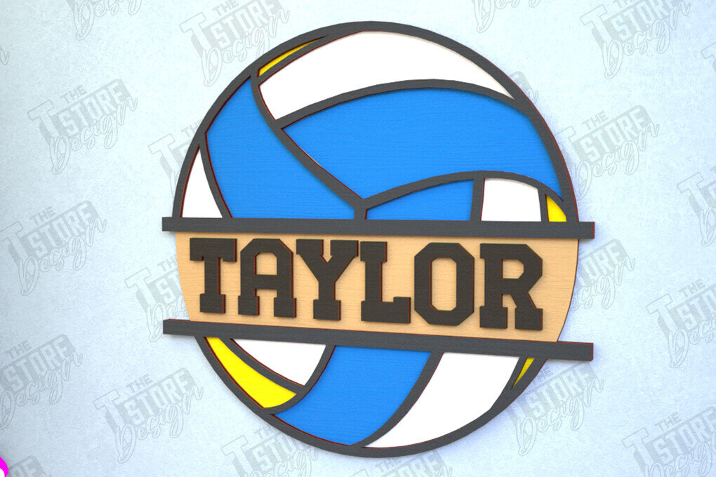 Σετ των 2 Intra απο ξύλο plywood 3mm-4mm πάχος – Εξατομικευμένη Αθλητική Διακόσμηση | Valeball|CNC Δίασταση  20x20 cm INTRAFABR-115371395