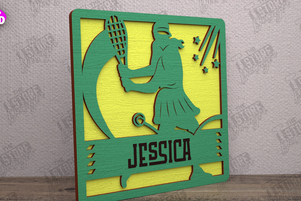 Σετ των 2 Intra απο ξύλο plywood 3mm-4mm πάχος – Εξατομικευμένη Αθλητική Διακόσμηση|Αθλητικό Μονόγραμμα Δίασταση  20x20 cm INTRAFABR-113771911