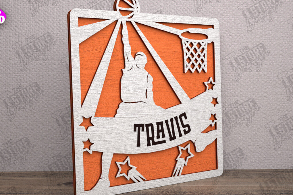 Σετ των 2 Intra απο ξύλο plywood 3mm-4mm πάχος – Εξατομικευμένη Αθλητική Διακόσμηση|Αθλητικό Μονόγραμμα Δίασταση  20x20 cm INTRAFABR-113771924