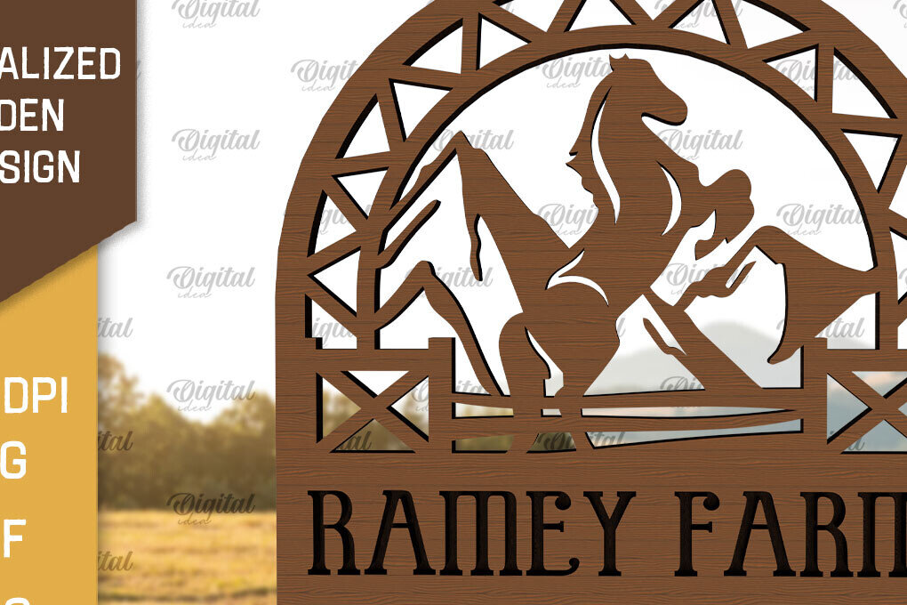 Σετ των 2 Intra απο ξύλο plywood 3mm-4mm πάχος – Εξατομικευμένη ξύλινη πινακίδα φάρμας Δίασταση  20x20 cm INTRAFABR-98218757