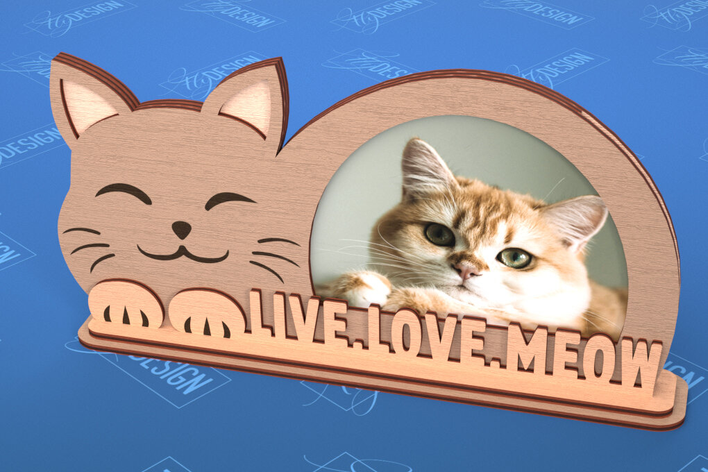 Σετ των 2 Intra απο ξύλο plywood 3mm-4mm πάχος – Κορνίζα για κατοικίδια | Home Pet | Καλύτερος φίλος Δίασταση  20x20 cm INTRAFABR-101708483