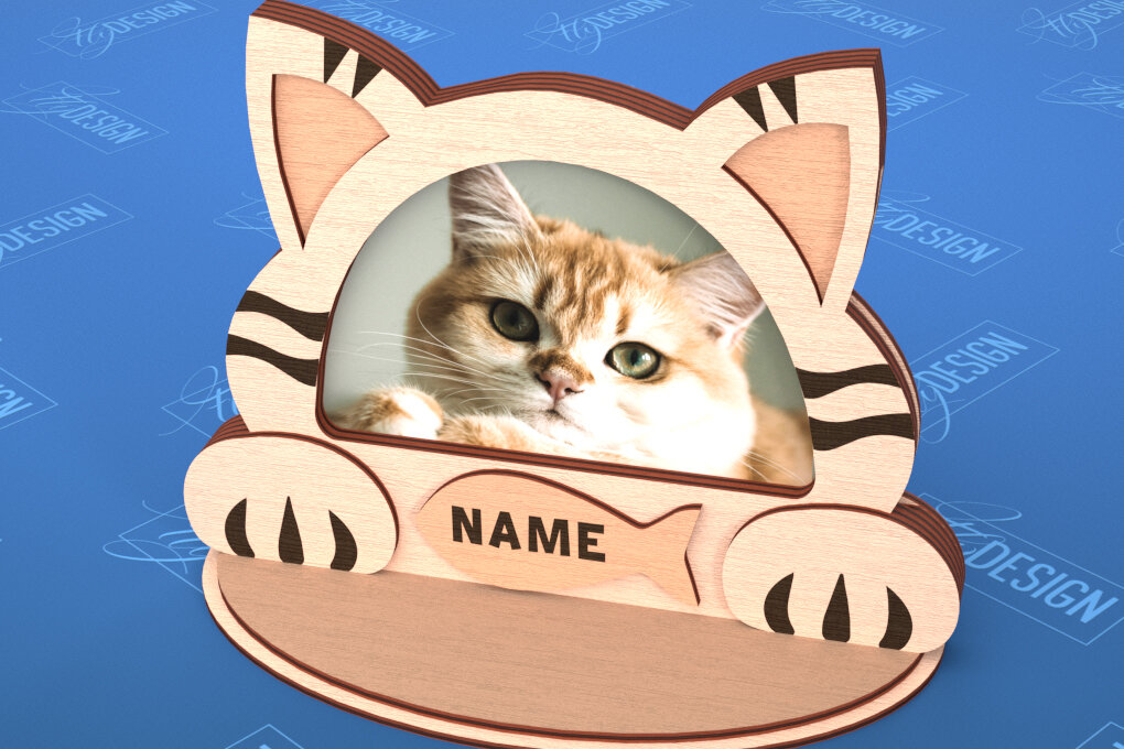 Σετ των 2 Intra απο ξύλο plywood 3mm-4mm πάχος – Κορνίζα για κατοικίδια | Home Pet | Καλύτερος φίλος Δίασταση  20x20 cm INTRAFABR-101708184