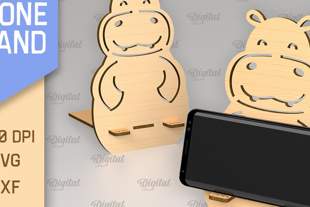 Σετ των 2 Intra απο ξύλο plywood 3mm-4mm πάχος – Κοπή με λέιζερ βάσης τηλεφώνου. Τρισδιάστατη βάση τηλεφώνου Δίασταση  20x20 cm INTRAFABR-88839712