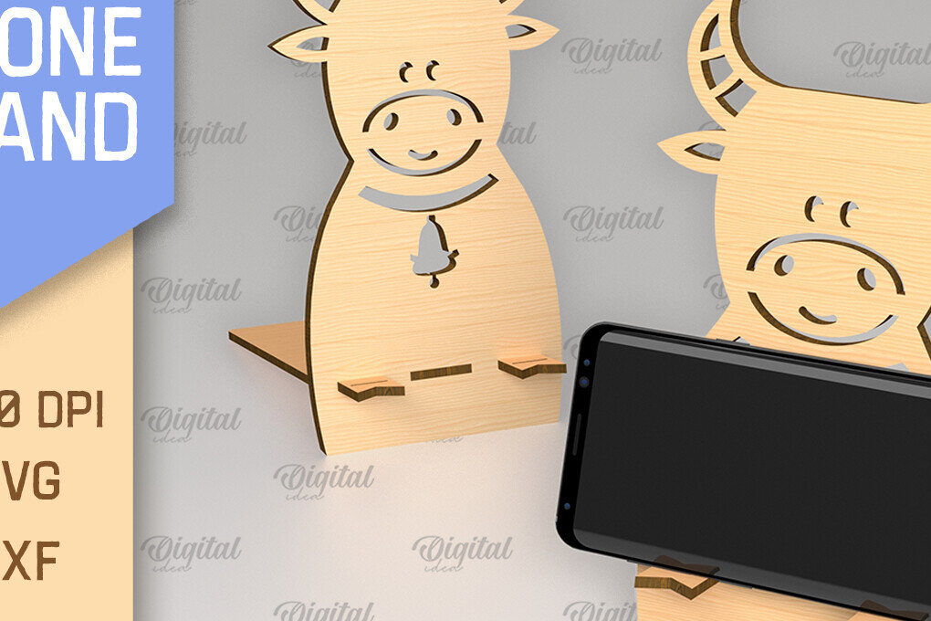 Σετ των 2 Intra απο ξύλο plywood 3mm-4mm πάχος – Κοπή με λέιζερ βάσης τηλεφώνου. Τρισδιάστατη βάση τηλεφώνου Δίασταση  20x20 cm INTRAFABR-88838339