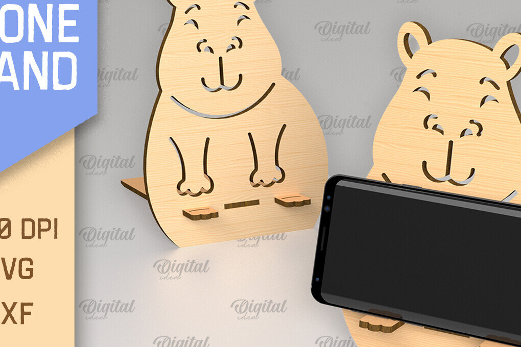 Σετ των 2 Intra απο ξύλο plywood 3mm-4mm πάχος – Κοπή με λέιζερ βάσης τηλεφώνου. Τρισδιάστατη βάση τηλεφώνου Δίασταση  20x20 cm INTRAFABR-88838727