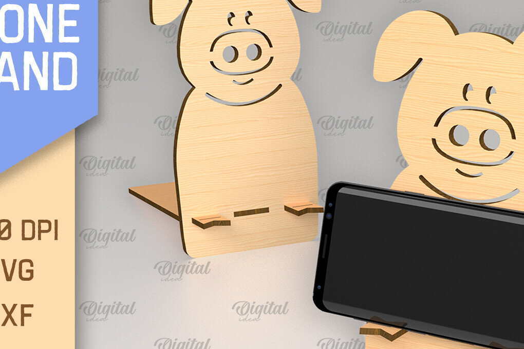 Σετ των 2 Intra απο ξύλο plywood 3mm-4mm πάχος – Κοπή με λέιζερ βάσης τηλεφώνου. Τρισδιάστατη βάση τηλεφώνου Δίασταση  20x20 cm INTRAFABR-88837911