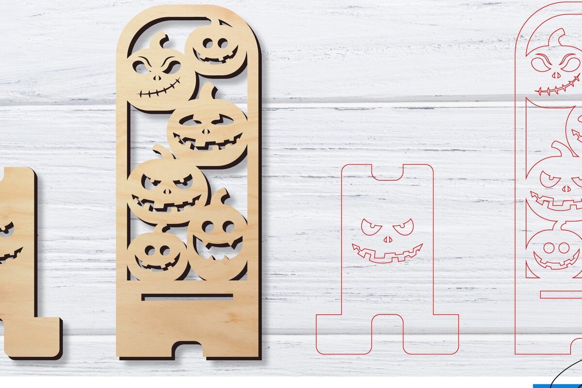 Σετ των 2 Intra απο ξύλο plywood 3mm-4mm πάχος – Κοπή λέιζερ βάσης τηλεφώνου | Κινητό Τηλέφωνο Δίασταση  20x20 cm INTRAFABR-33564199