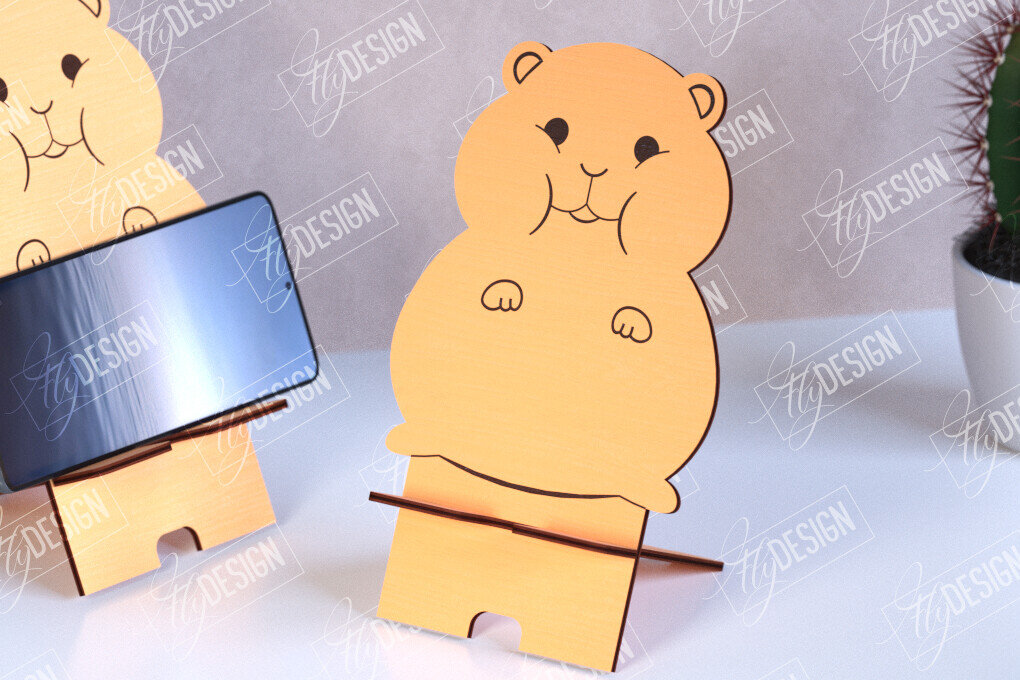 Σετ των 2 Intra απο ξύλο plywood 3mm-4mm πάχος – Τηλεφωνική βάση | Τραπεζοθήκη Smartphone Δίασταση  20x20 cm INTRAFABR-110670248