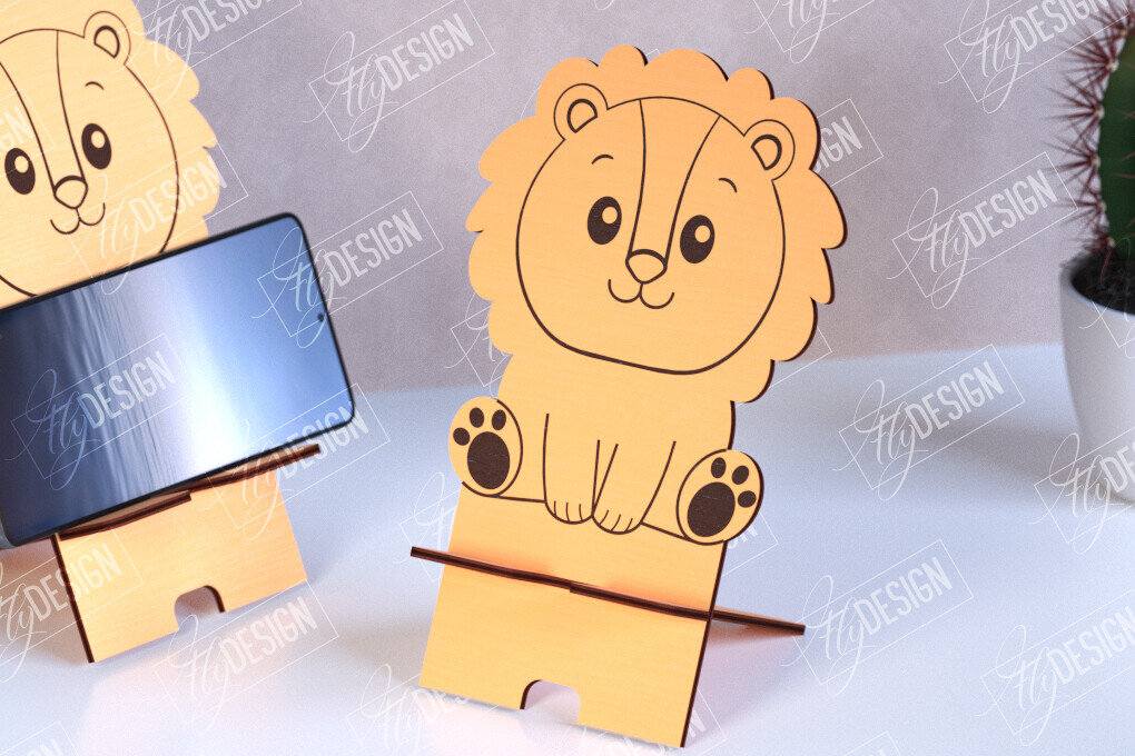 Σετ των 2 Intra απο ξύλο plywood 3mm-4mm πάχος – Τηλεφωνική βάση | Τραπεζοθήκη Smartphone Δίασταση  20x20 cm INTRAFABR-110670210