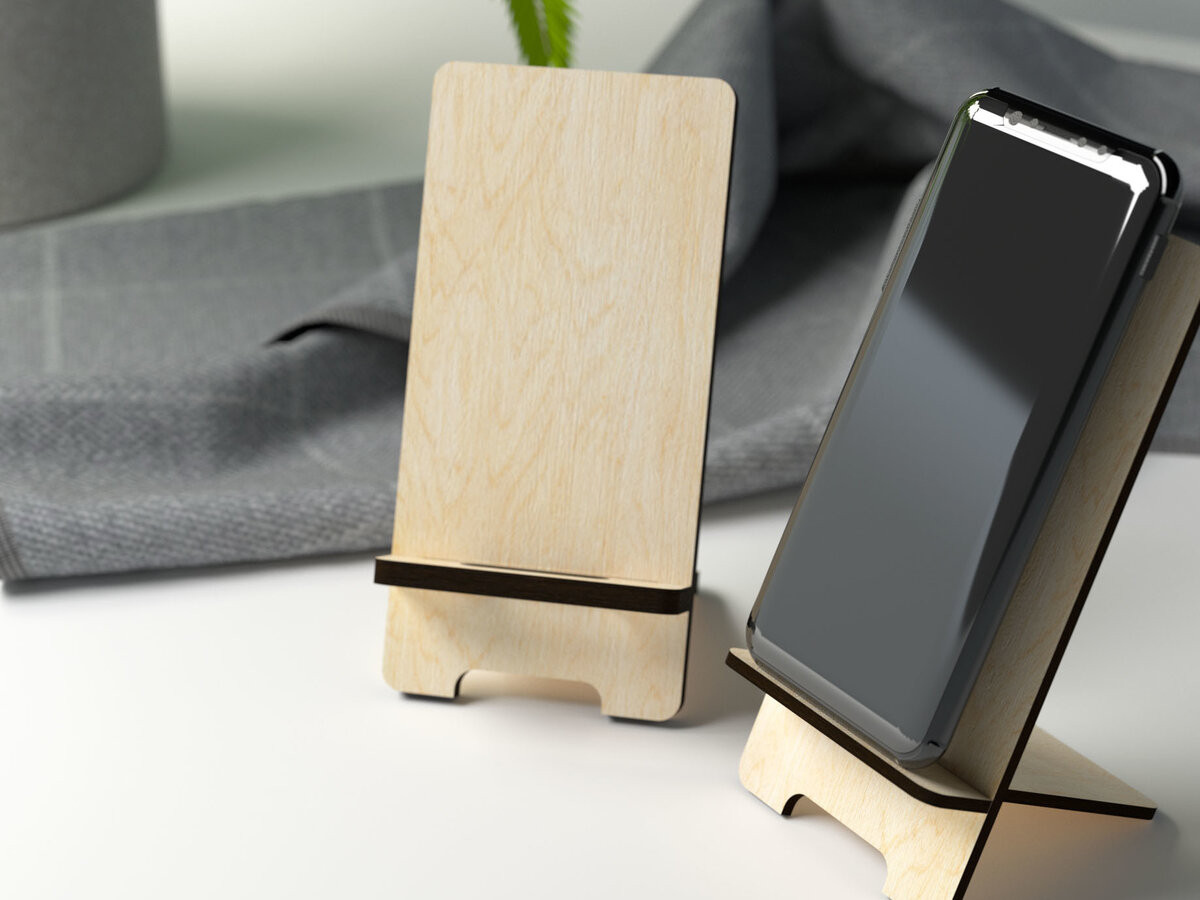 Σετ των 2 Intra απο ξύλο plywood 3mm-4mm πάχος – Τηλεφωνική βάση Δίασταση  20x20 cm INTRAFABR-25264258