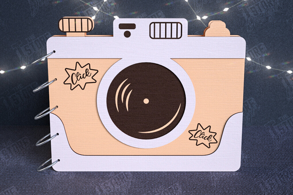 Σετ των 2 Intra απο ξύλο plywood 3mm-4mm πάχος – Εξώφυλλα άλμπουμ φωτογραφιών | Ξύλινο Βιβλίο | CNC Δίασταση  20x20 cm INTRAFABR-112682301