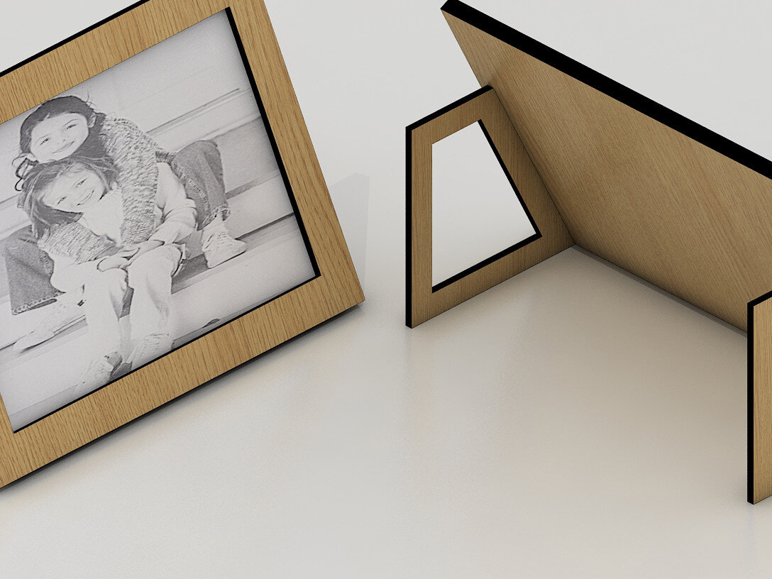 Σετ των 2 Intra απο ξύλο plywood 3mm-4mm πάχος – Κορνίζα φωτογραφιών Αρχεία DXF 059 Δίασταση  20x20 cm INTRAFABR-60986511