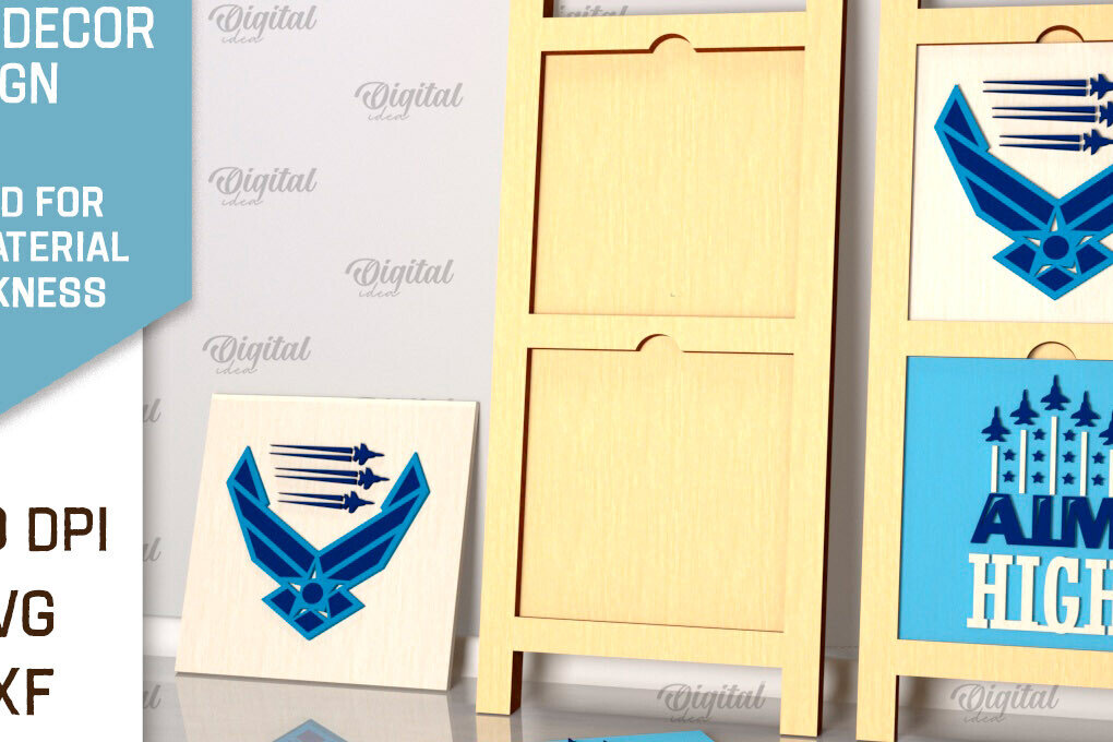 Σετ των 2 Intra απο ξύλο plywood 3mm-4mm πάχος – Pilot. Επαγγελματική Δίασταση  20x20 cm INTRAFABR-102036483