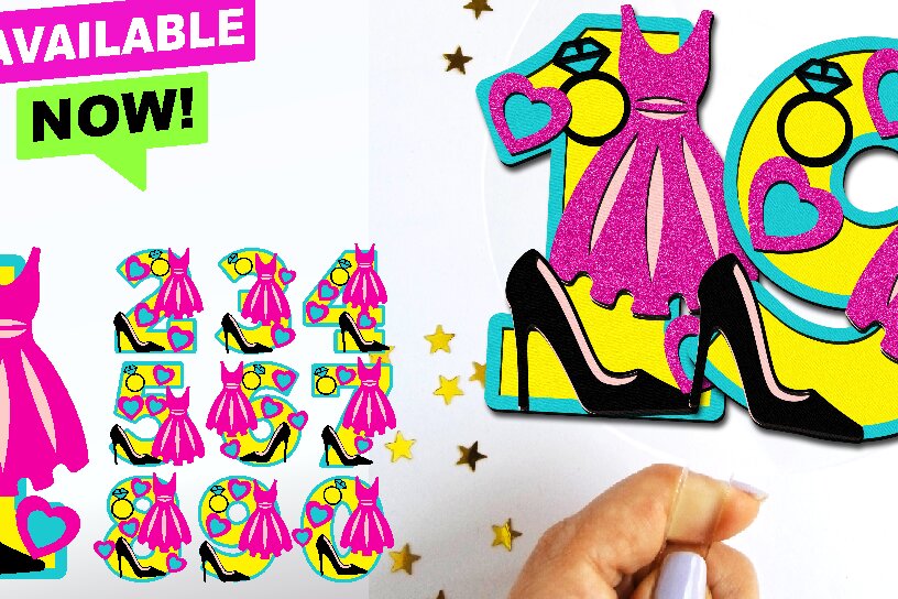 Σετ των 2 Intra απο ξύλο plywood 3mm-4mm πάχος – Ροζ κούκλα Δίασταση  20x20 cm INTRAFABR-86297852