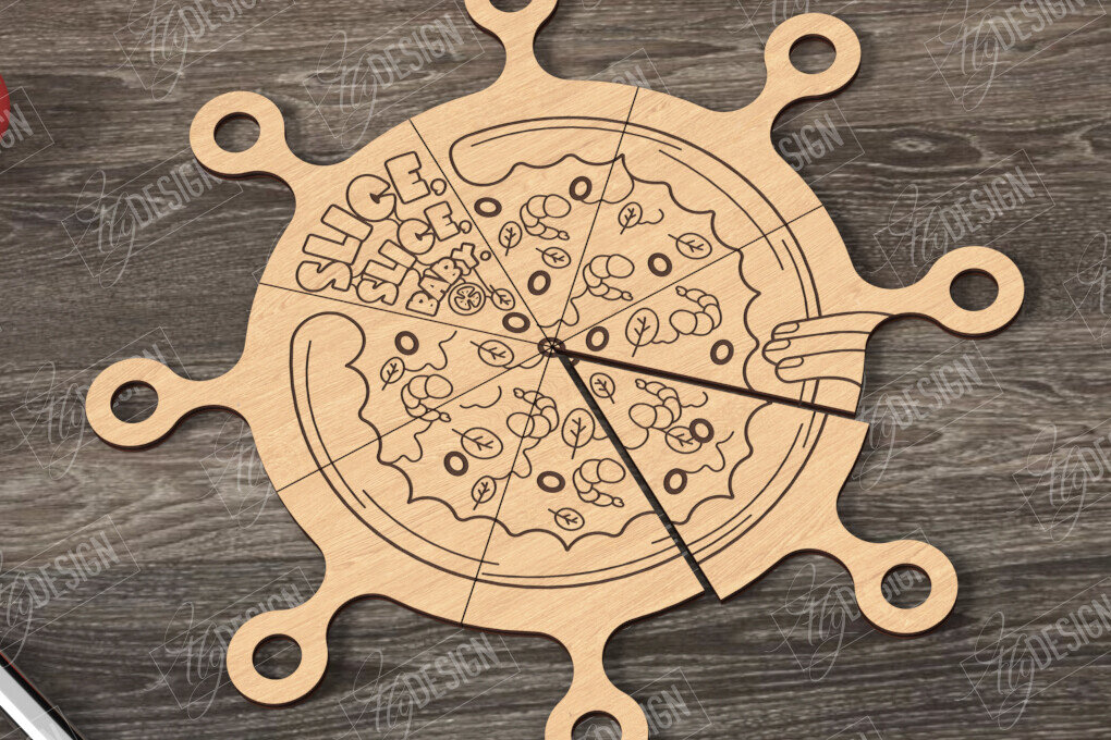 Σετ των 2 Intra απο ξύλο plywood 3mm-4mm πάχος – Pizza Board| Σανίδα κοπής |CNC Δίασταση  20x20 cm INTRAFABR-121513010