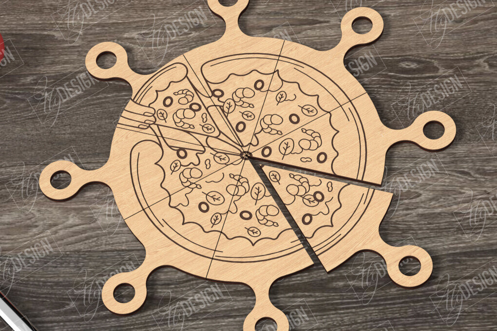 Σετ των 2 Intra απο ξύλο plywood 3mm-4mm πάχος – Pizza Board| Σανίδα κοπής |CNC Δίασταση  20x20 cm INTRAFABR-121513014